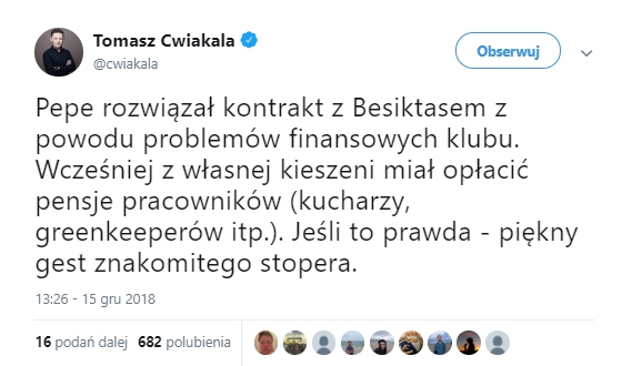 DLATEGO Pepe rozwiązał kontrakt z Besiktasem!